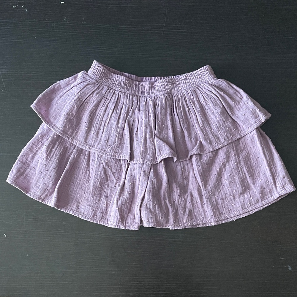 Lavender Tiered Girl’s Skirt